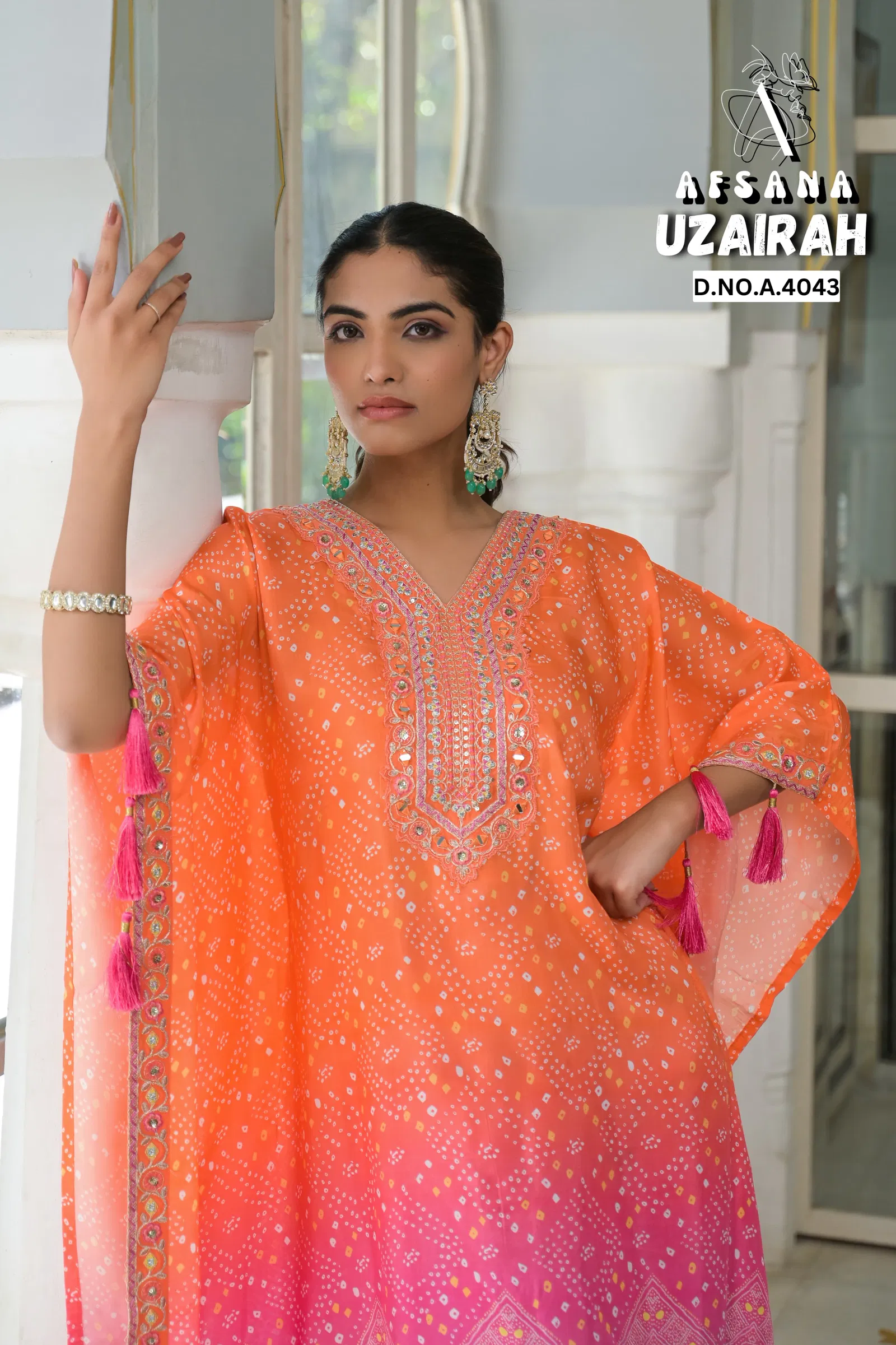 Uzairah By  Afsana Pure Viscous Kaftan Wholesale Suppliers In Mumbai